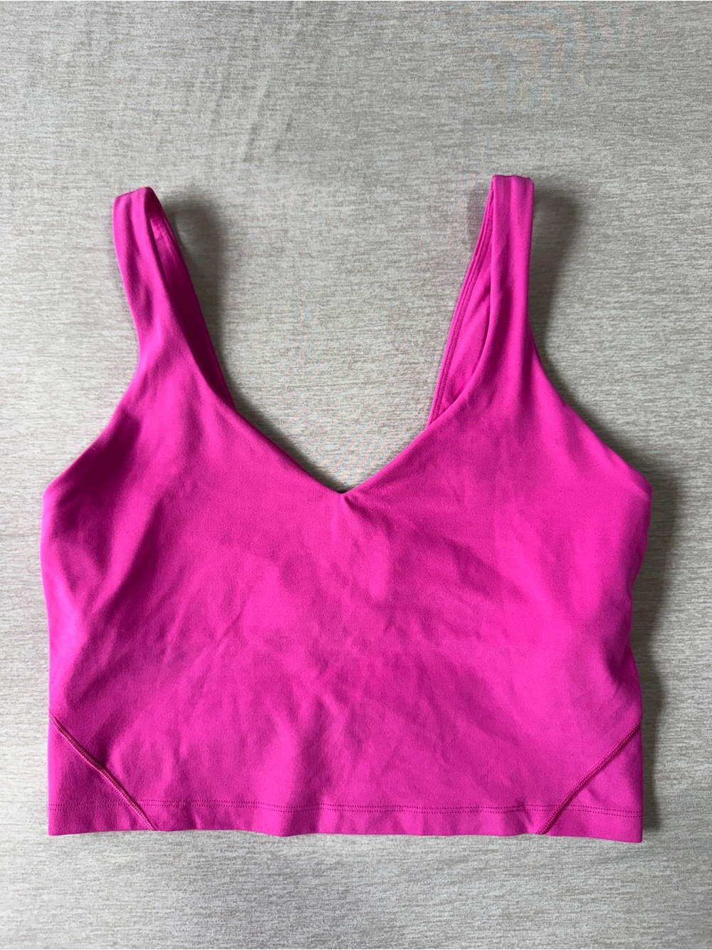 Lululemon Align Tank Sonic Pink Size 8 Original Nulu Built In Bra